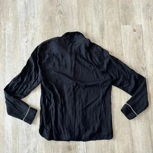 Mens Forever 21 Black Button Up Casual Shirt - M - Picture 4 of 5